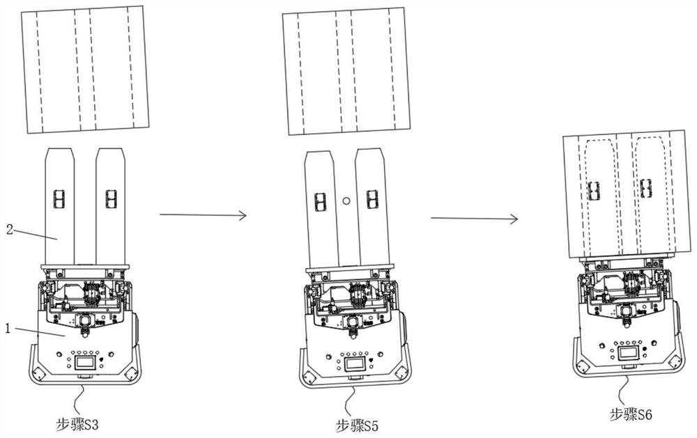 AGV attitude adjusting method applied to tray identification/positioning