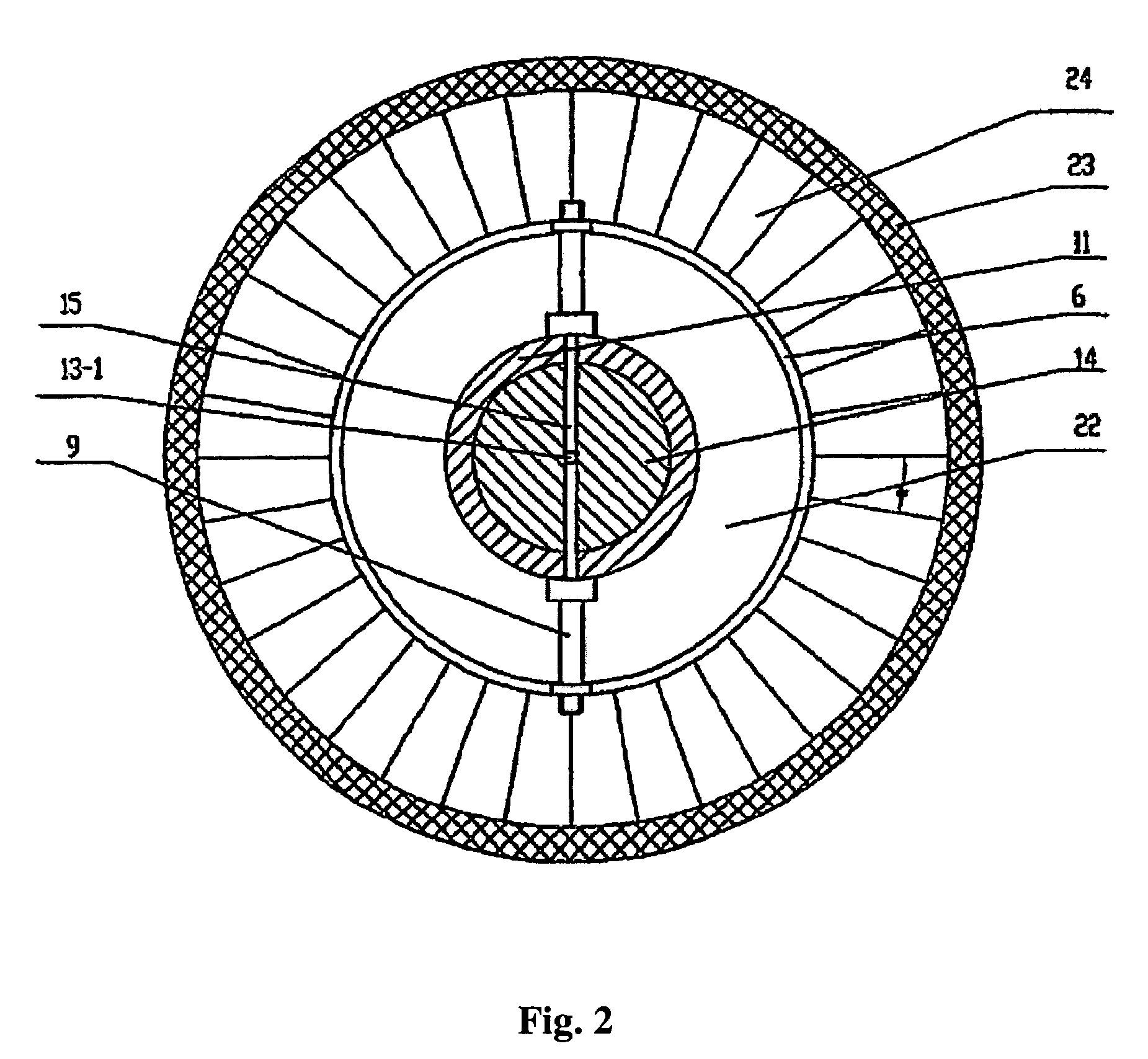 Energy conversion apparatus for wheeled vehicles