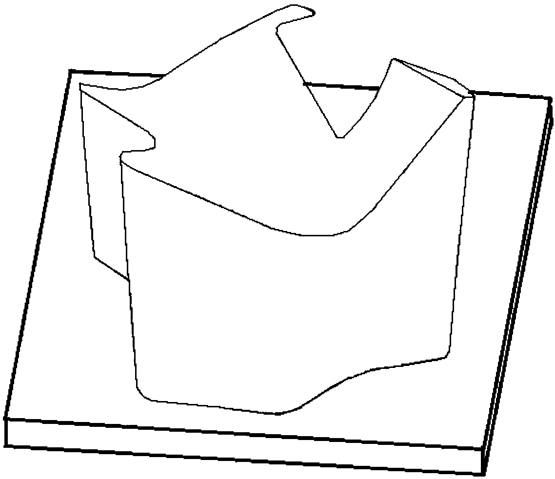 Photosensitive resin printing method without solid supporting