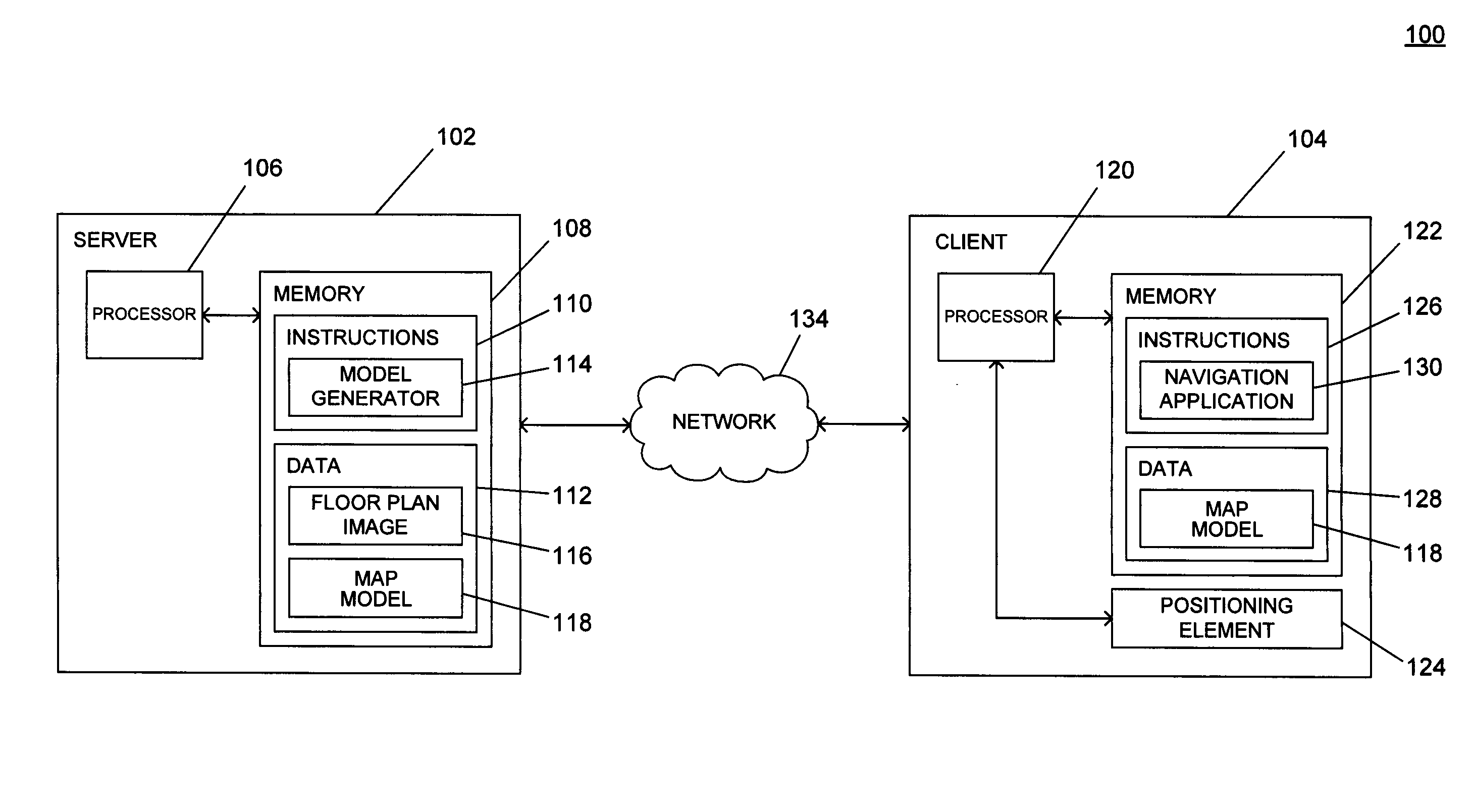 Navigating using an indoor map representation