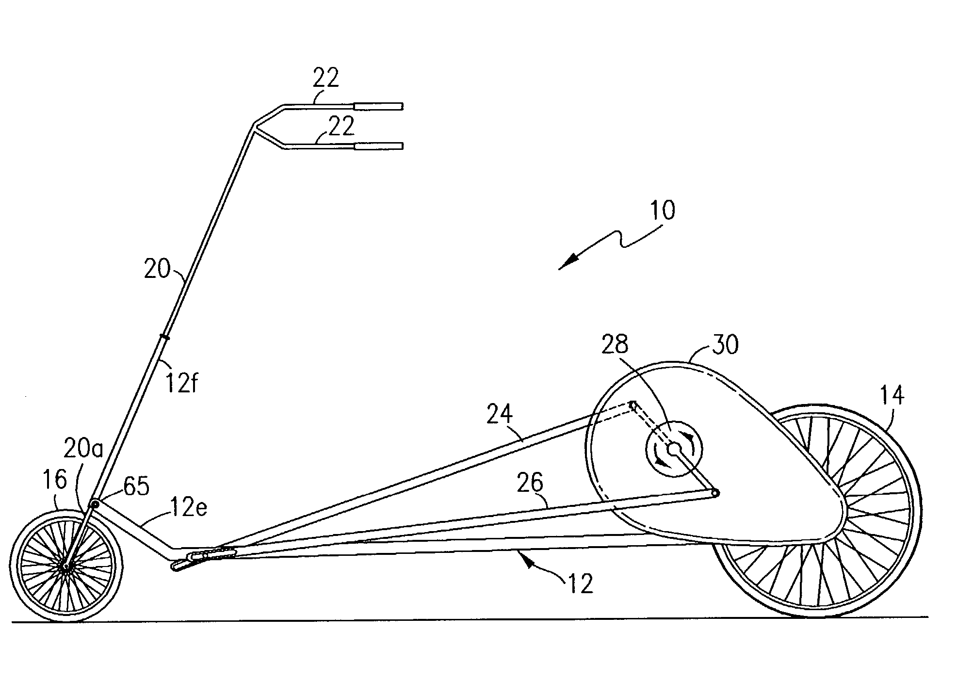 Step-cycle for exercise, recreation, and transport having telescopically movable pedals