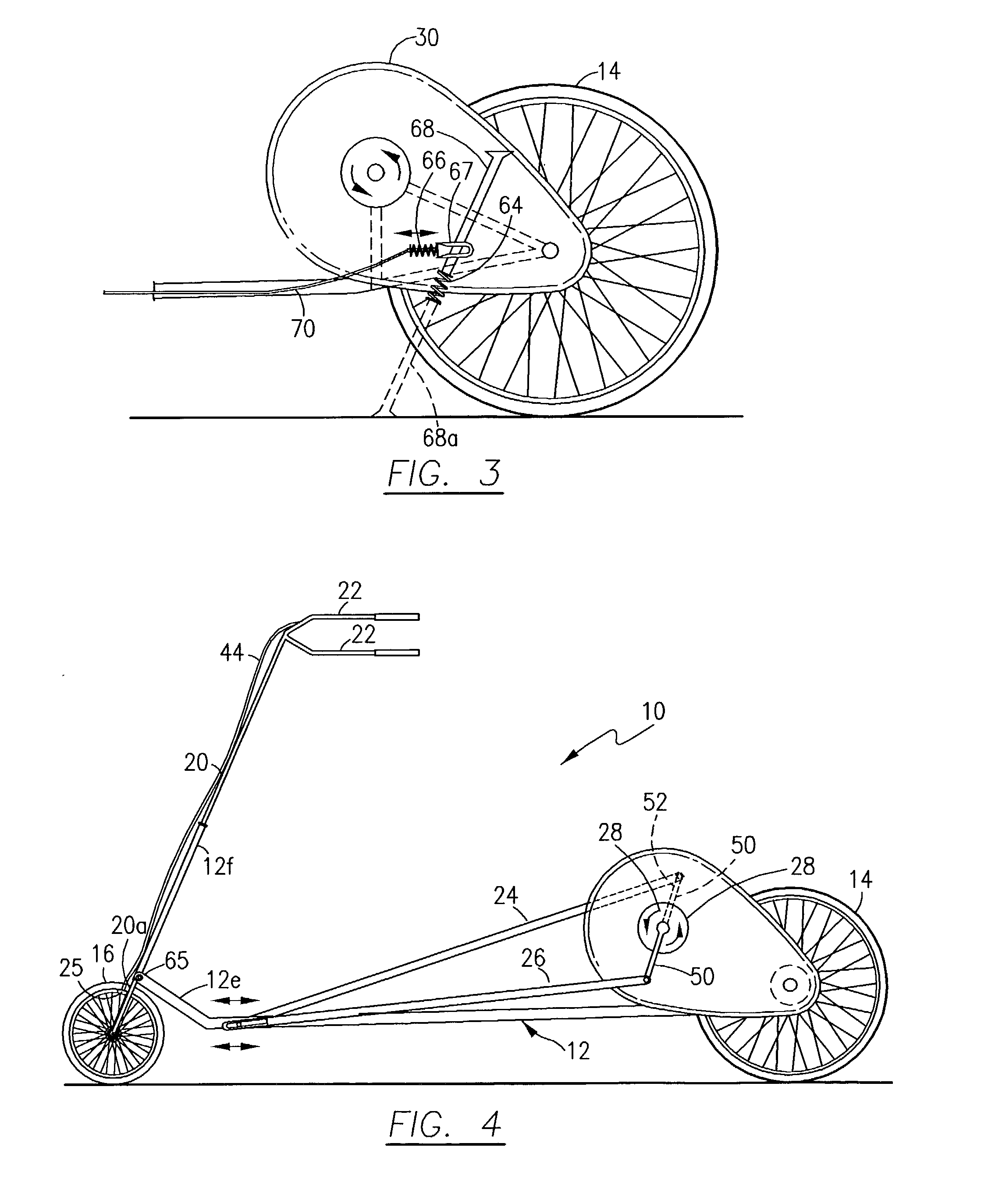 Step-cycle for exercise, recreation, and transport having telescopically movable pedals