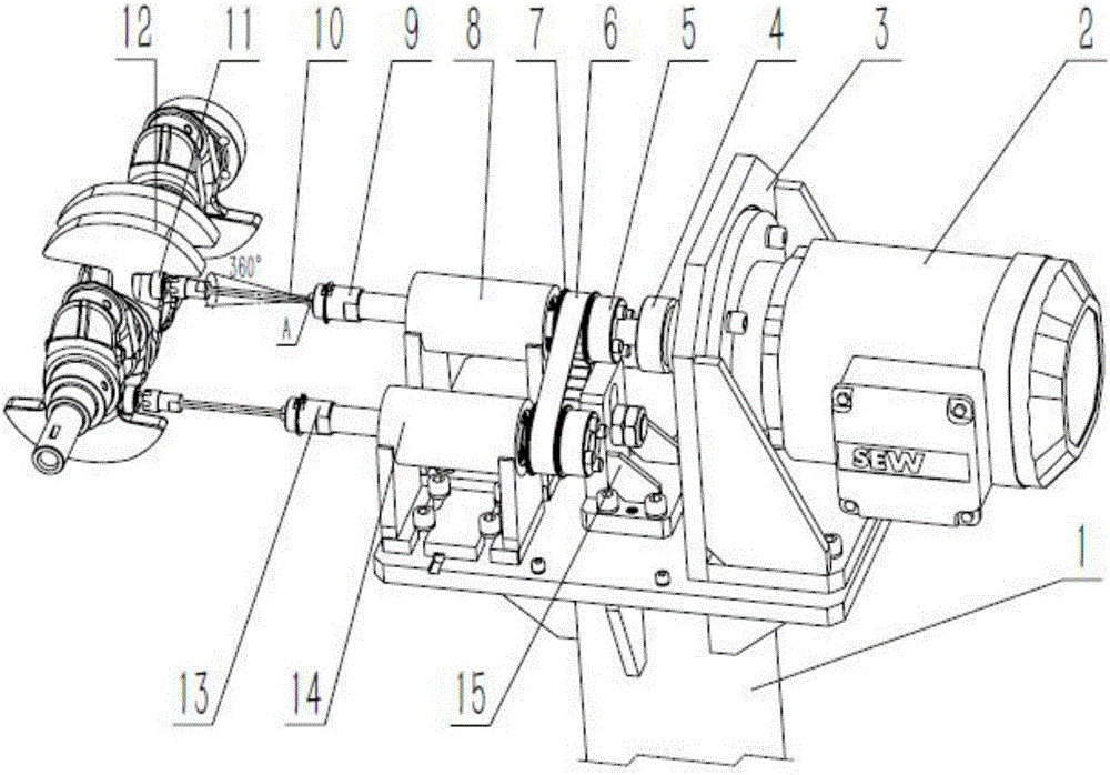 Double-step floating burr removing device of crankshafts and machining method