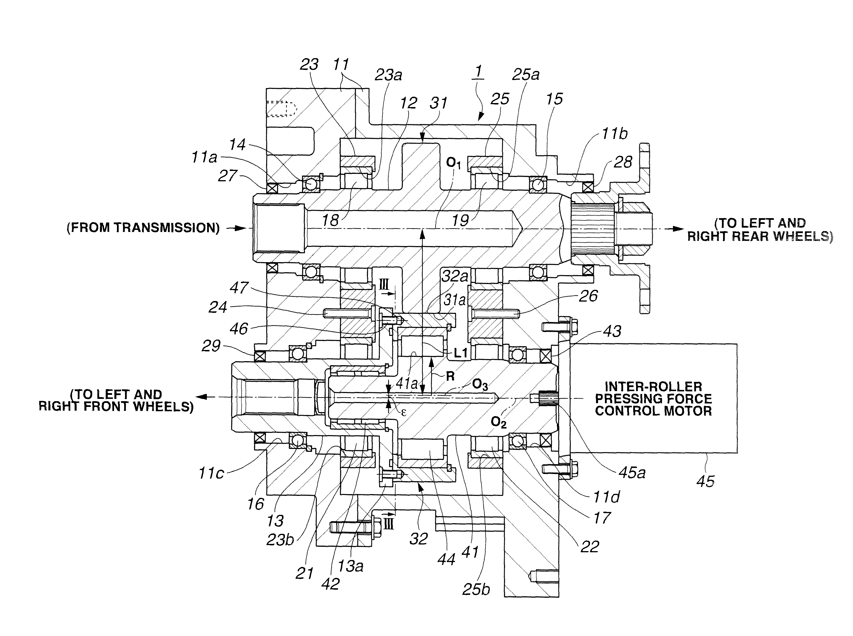 Friction-roller type transmission mechanism