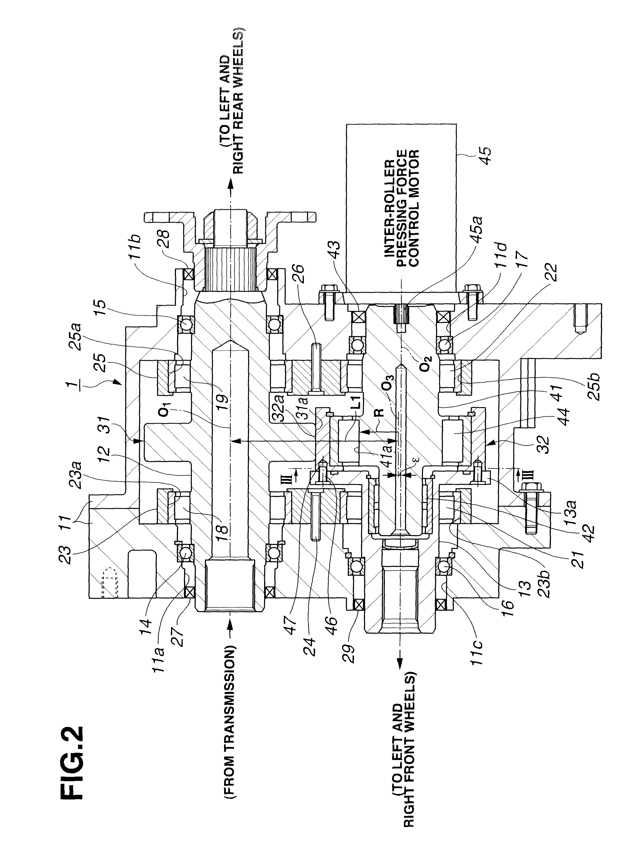 Friction-roller type transmission mechanism