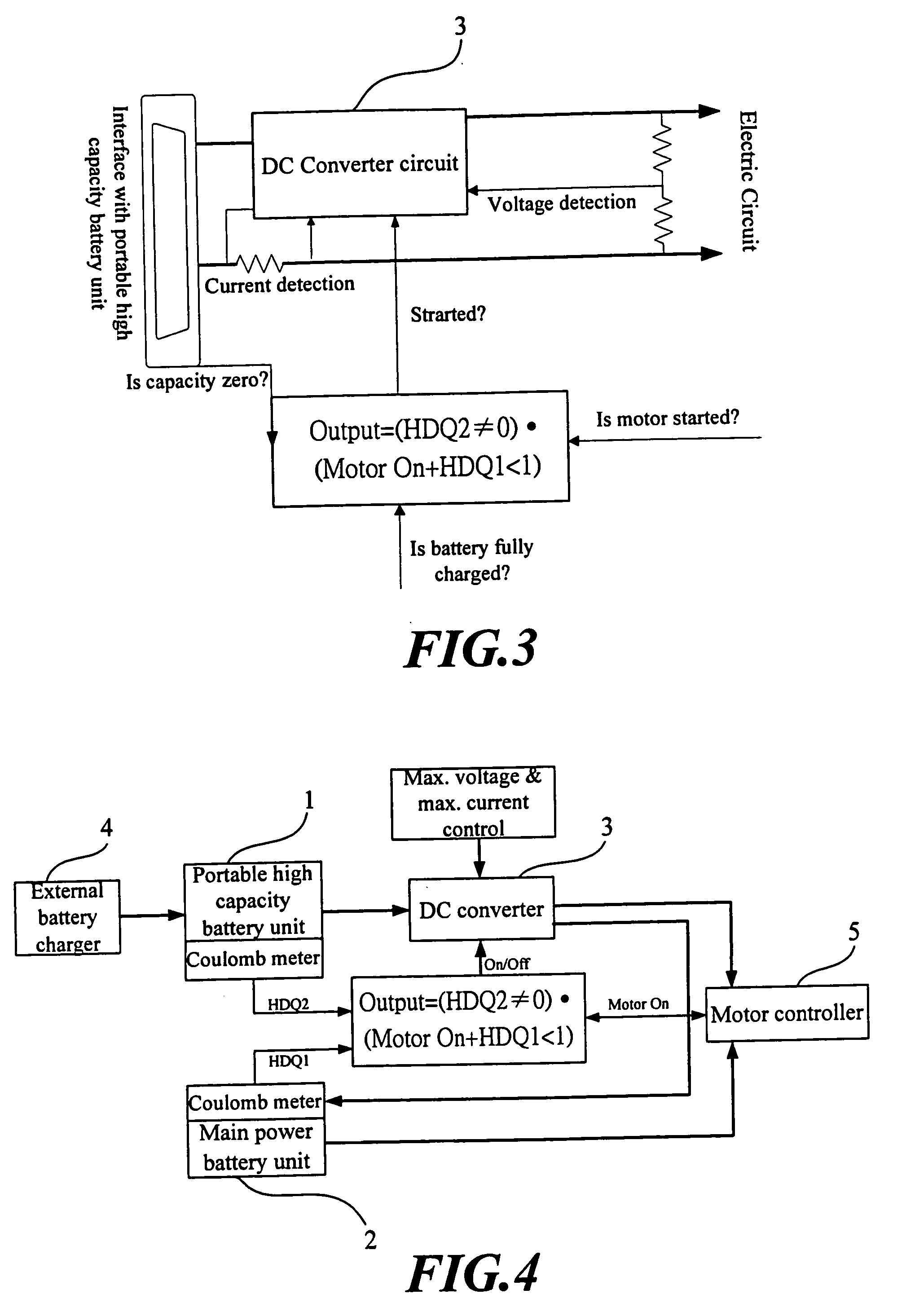 Portable compound battery unit management system