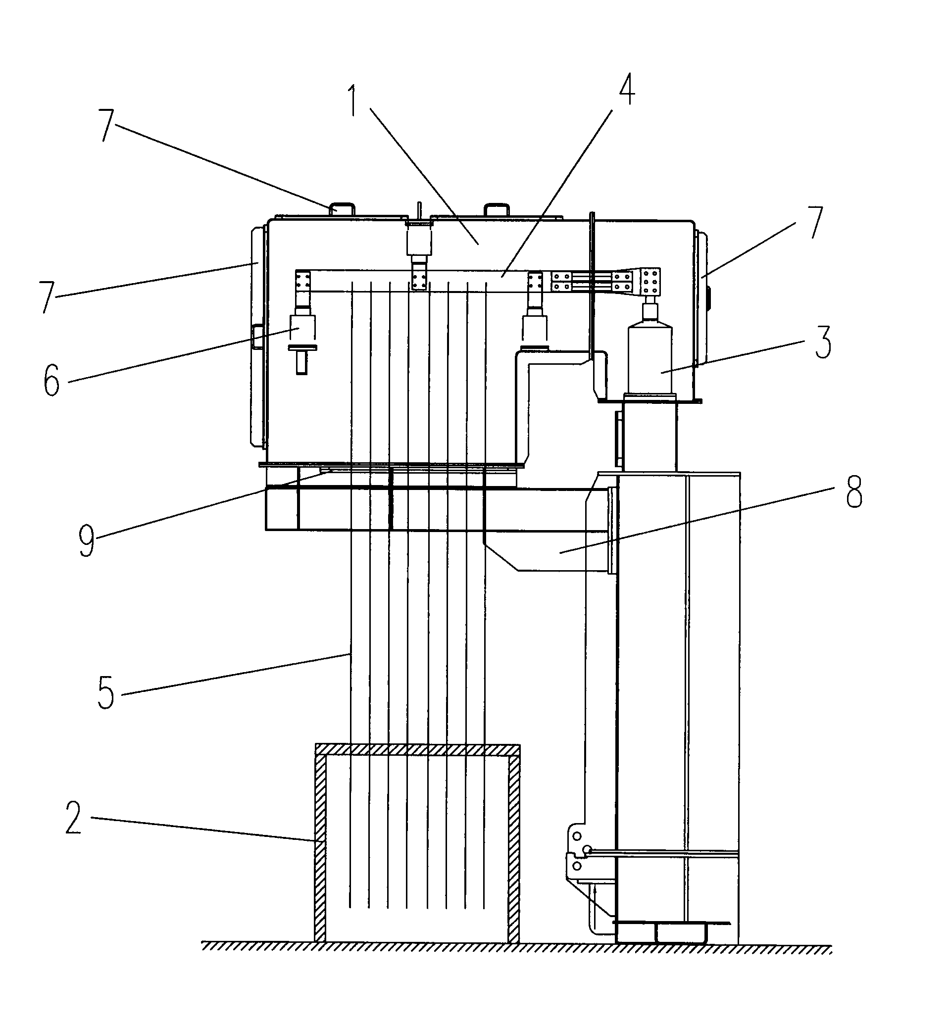 Low-voltage outgoing-line cable box