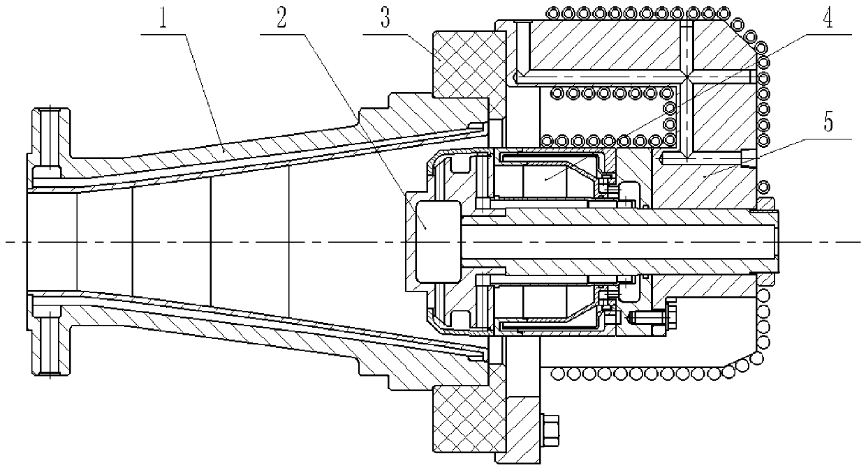 Subsonic-speed ladle cover ablation test device under high-entropy condition