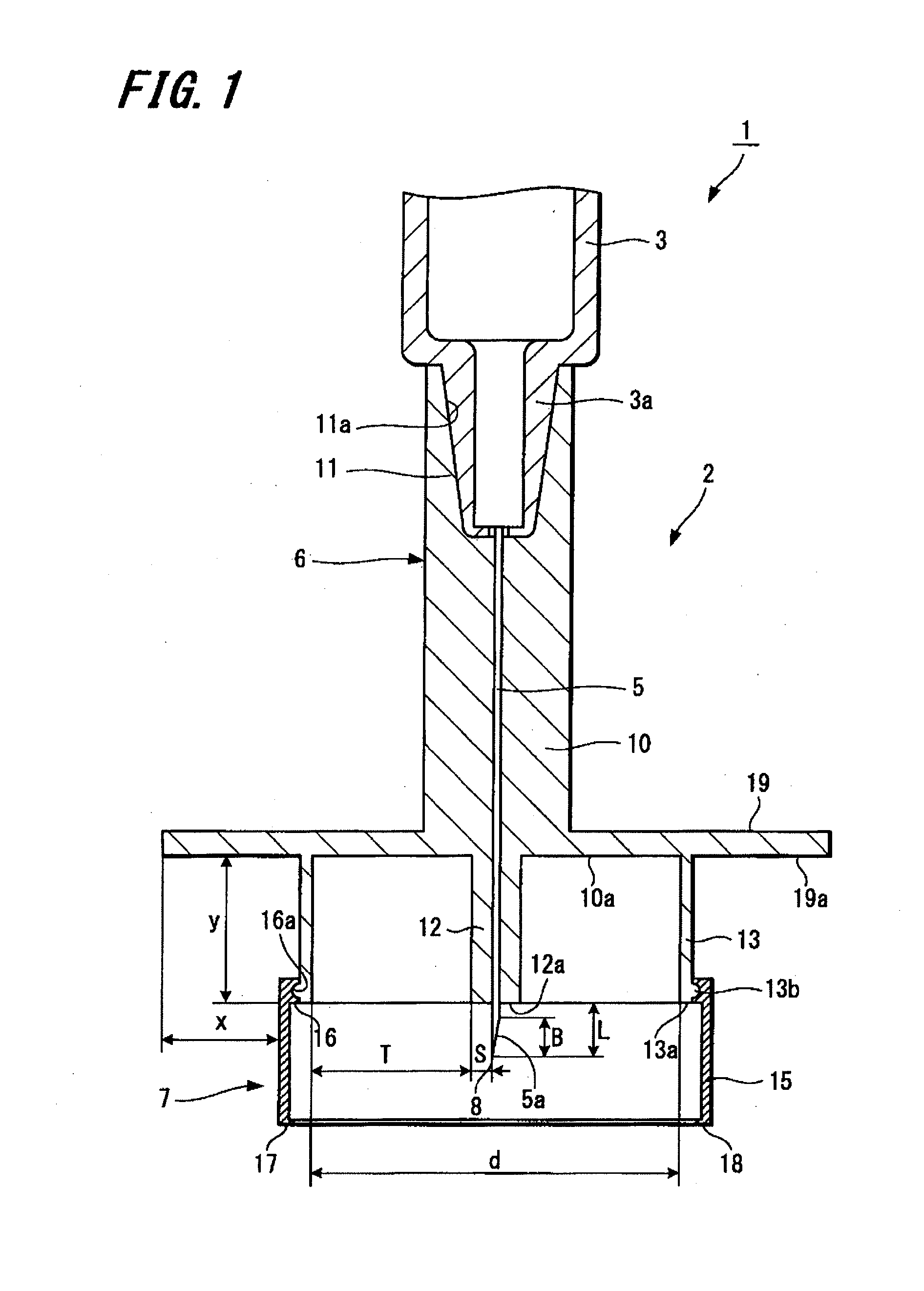 Injection needle assembly and drug injection device