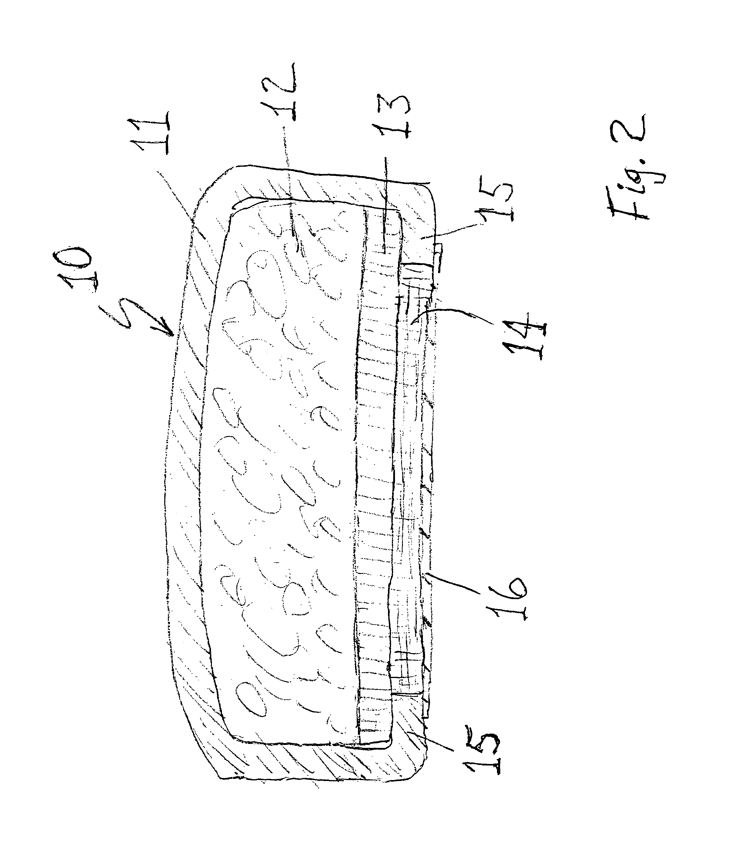 Disposable detachable adhesive knee-pad