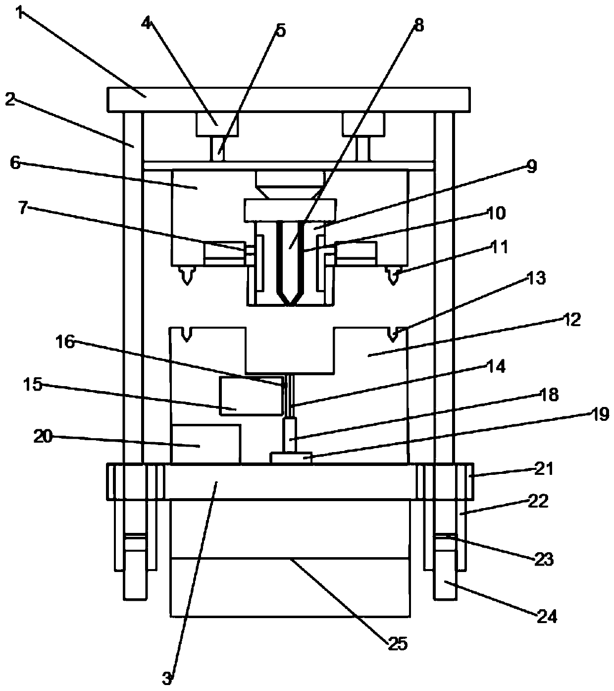 Forming mold for insulating housing of fuse