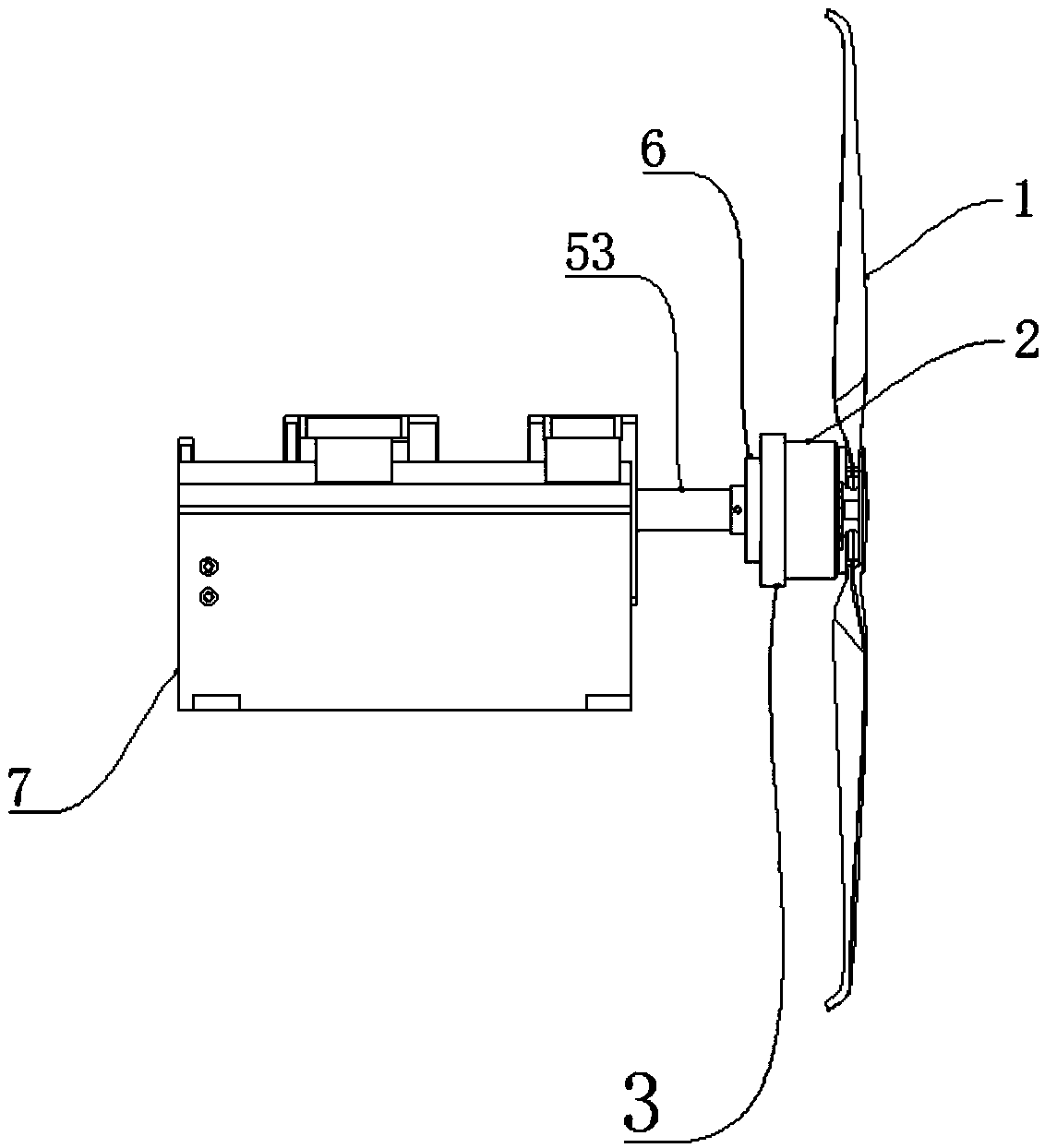 Propeller test device