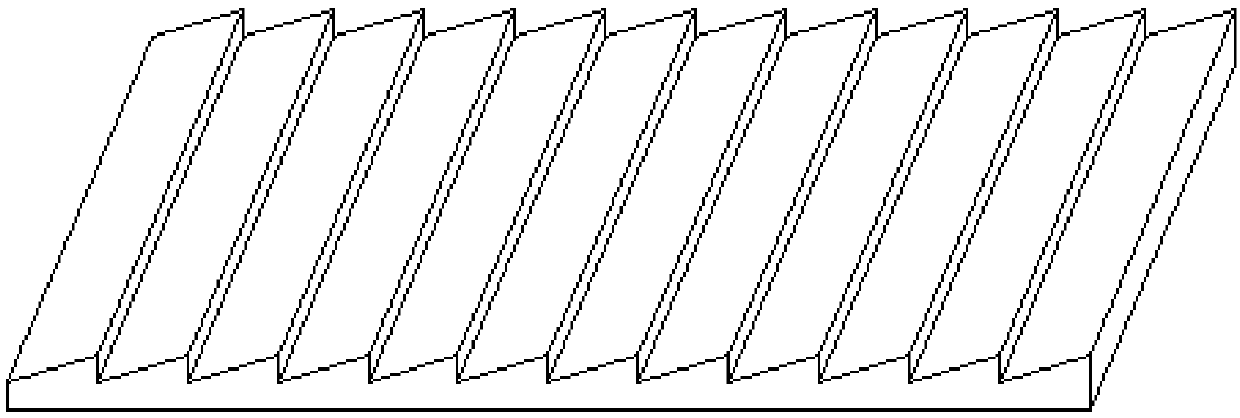 Serrated interface constrained damping ballast bed for subway vibration and noise reduction and preparation method thereof