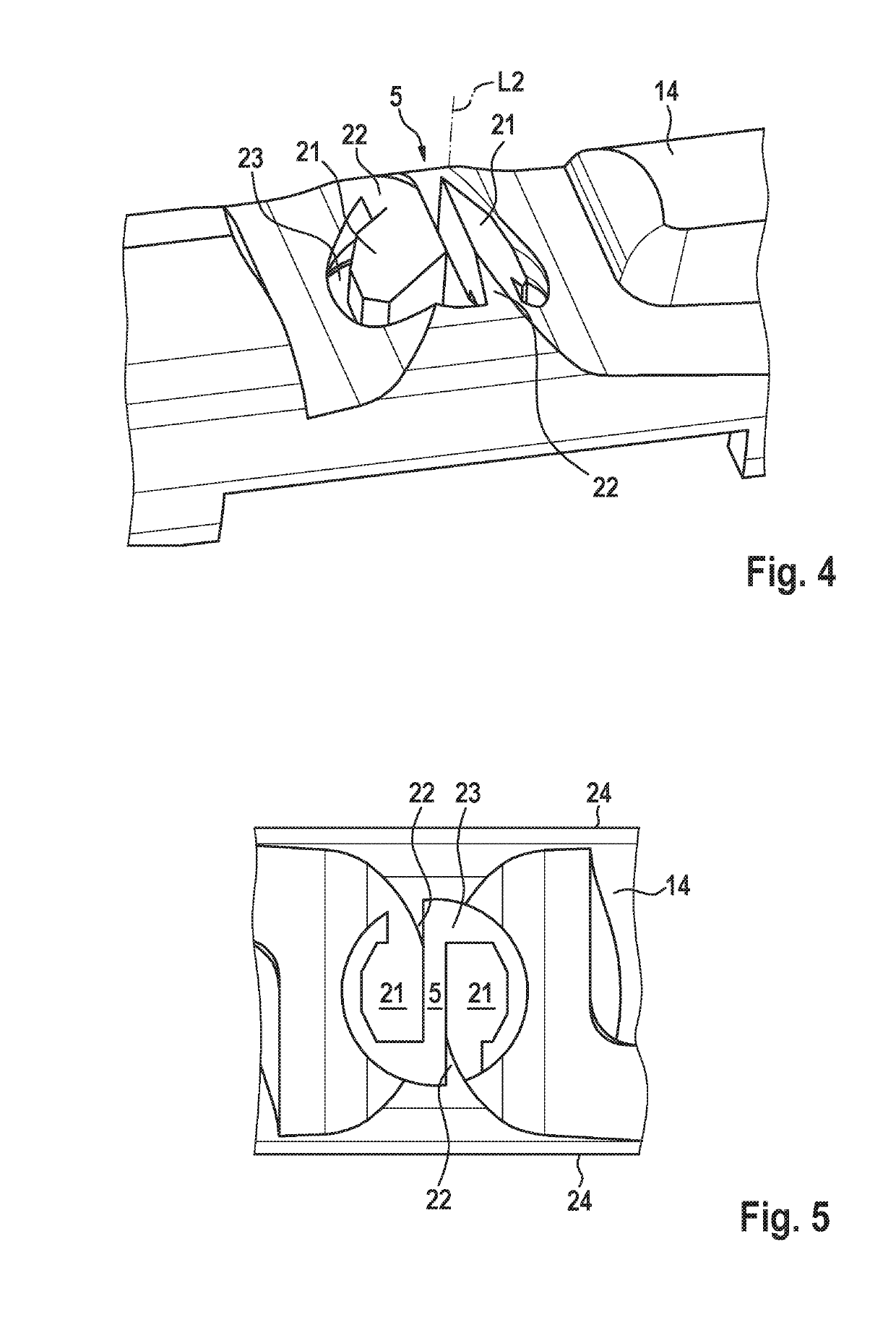 Toggle fixing