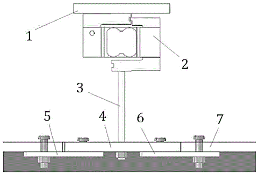 Non-contact force measuring device and method