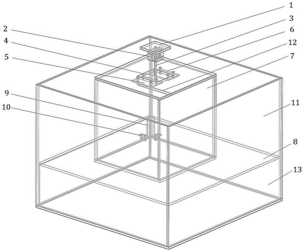 Non-contact force measuring device and method