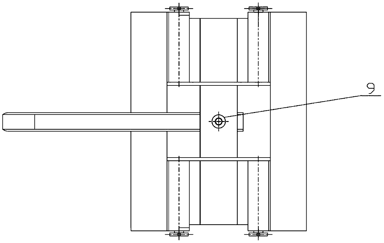 Leg support structure used for gait rehabilitation training