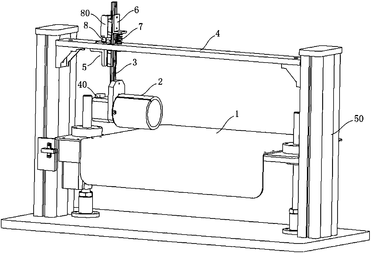 Pressure control based cloth separation device