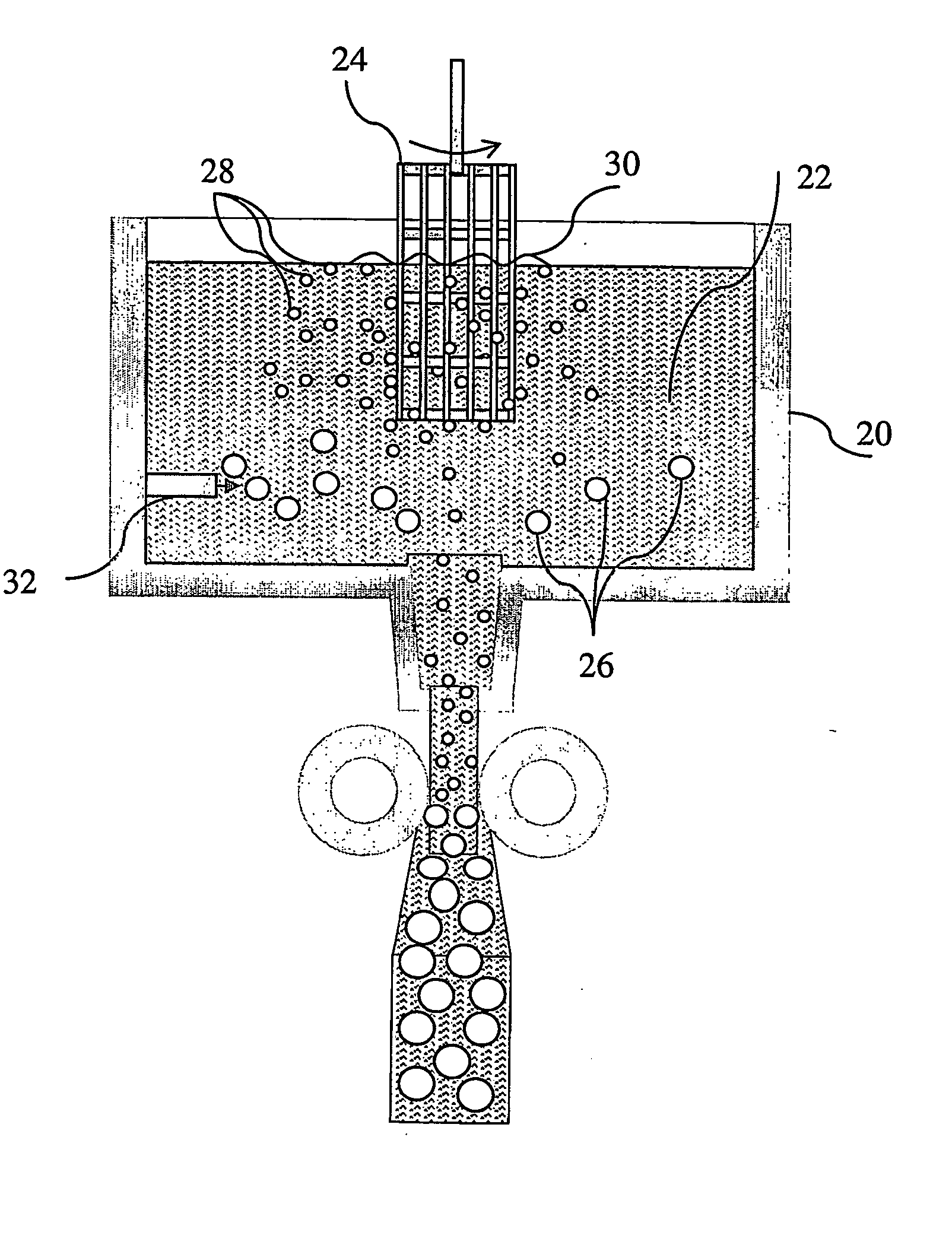 Continuous Casting of Foamed Bulk Amorphous Alloys