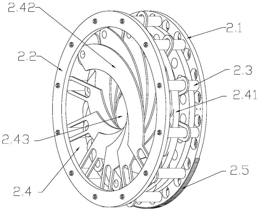 Large-diameter aperture adjustment device