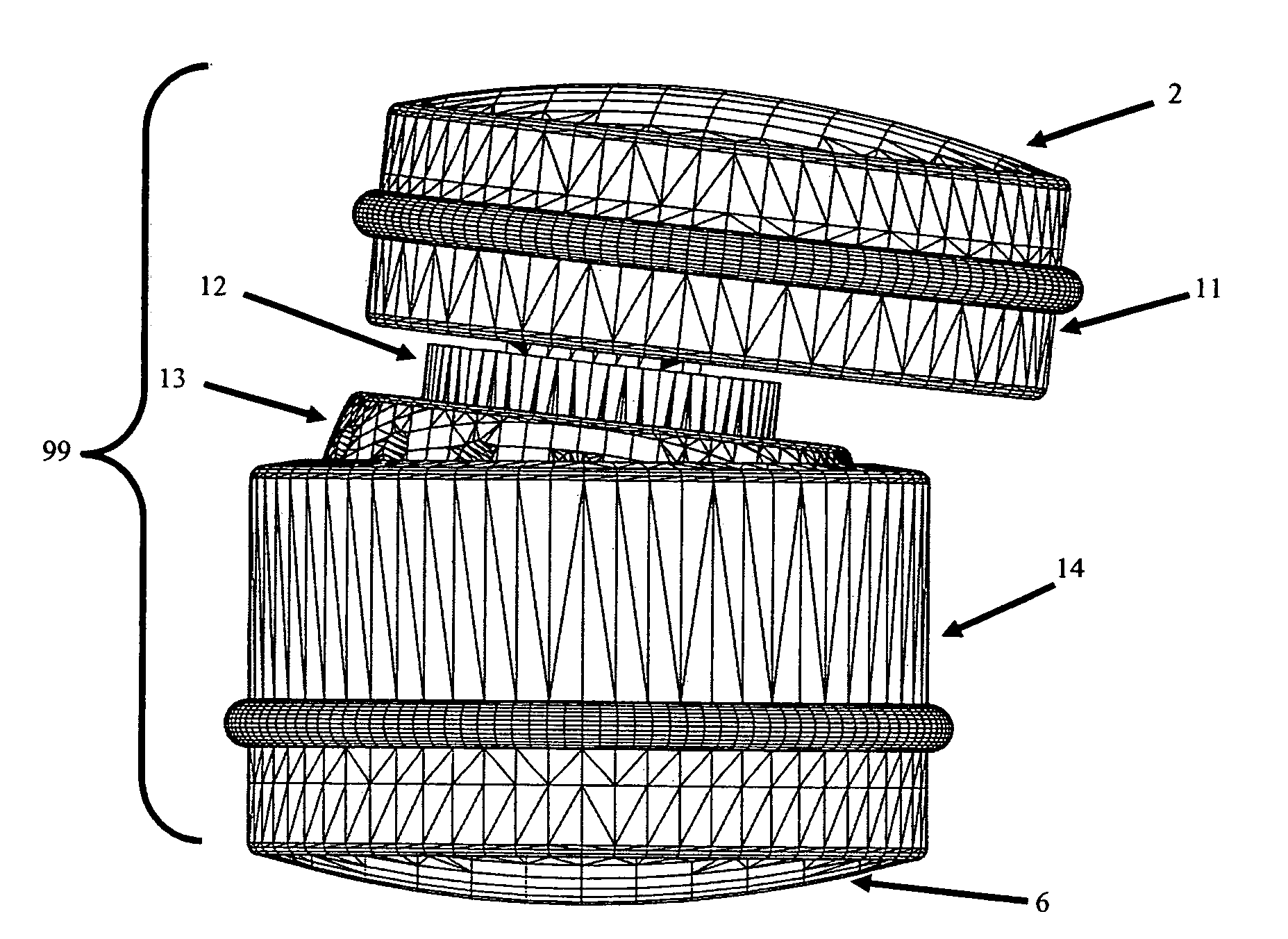 Spinal disc prosthesis and methods of use