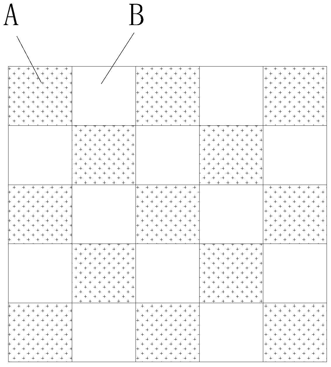 Grid Alternate Bamboo Forest Covering Cultivation Method