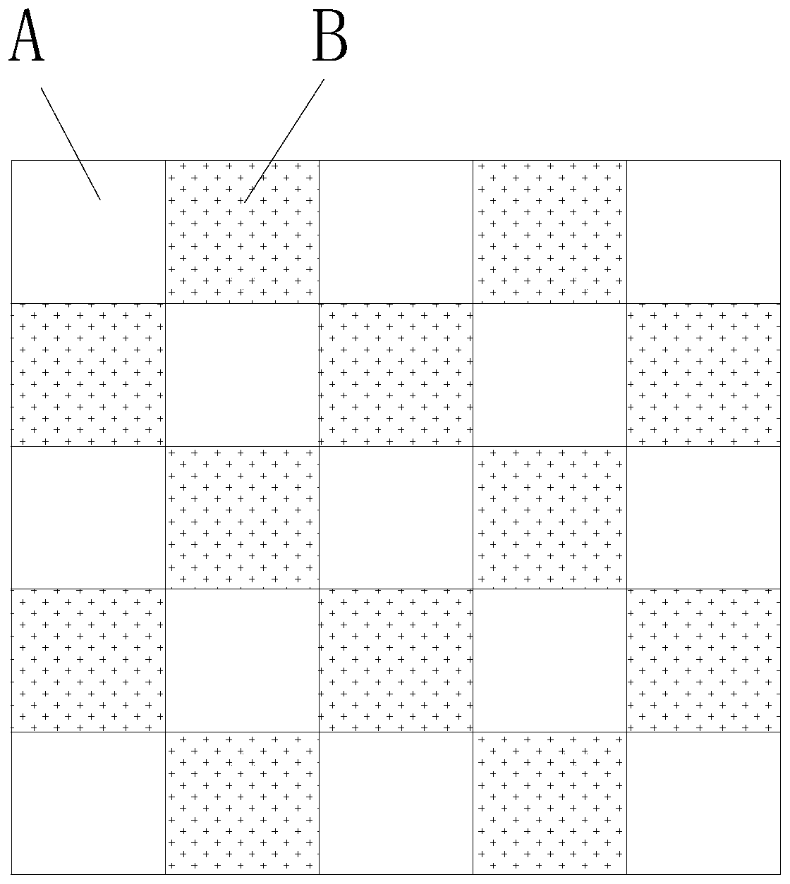 Grid Alternate Bamboo Forest Covering Cultivation Method