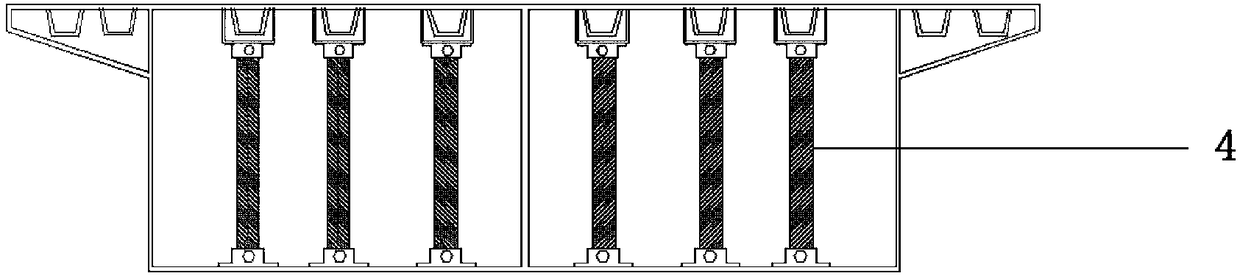 Replaceable component for improving fatigue property of steel box girder and construction method of replaceable component