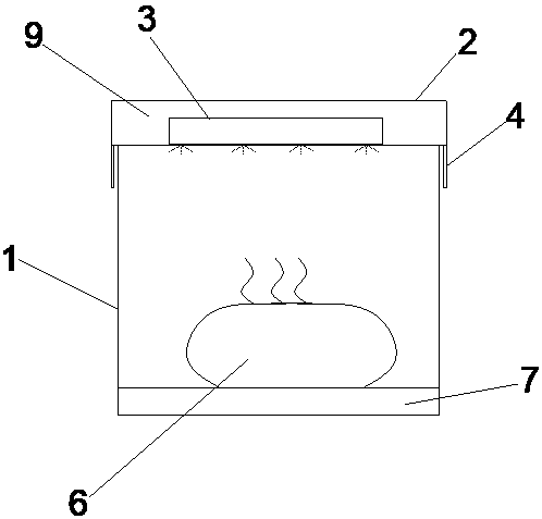 Storage container and heating device