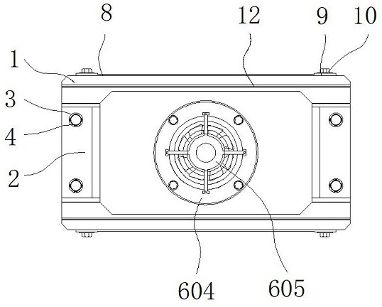 Fixing device with detachable structure for variable-speed motor