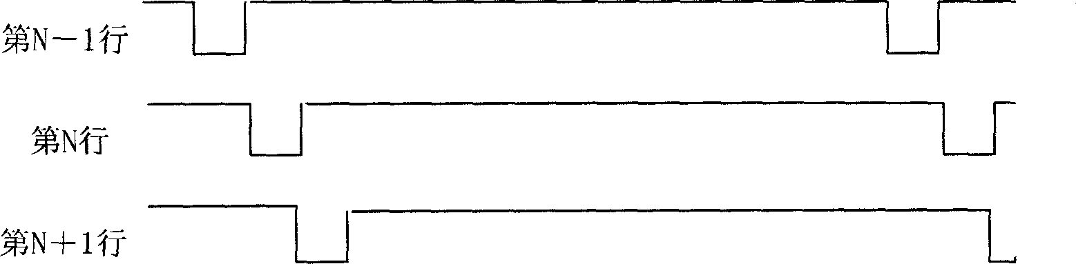 Display drive method for passive OLED mobile terminal capable of being used as surface light source