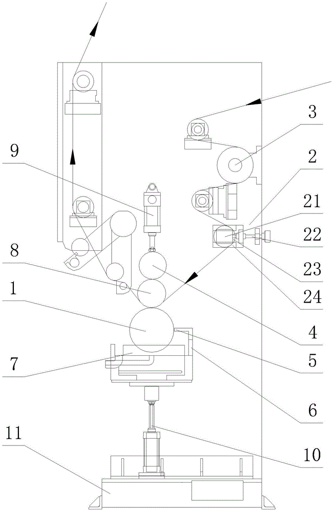 A reticulated mottle coater for making a solar energy backboard film