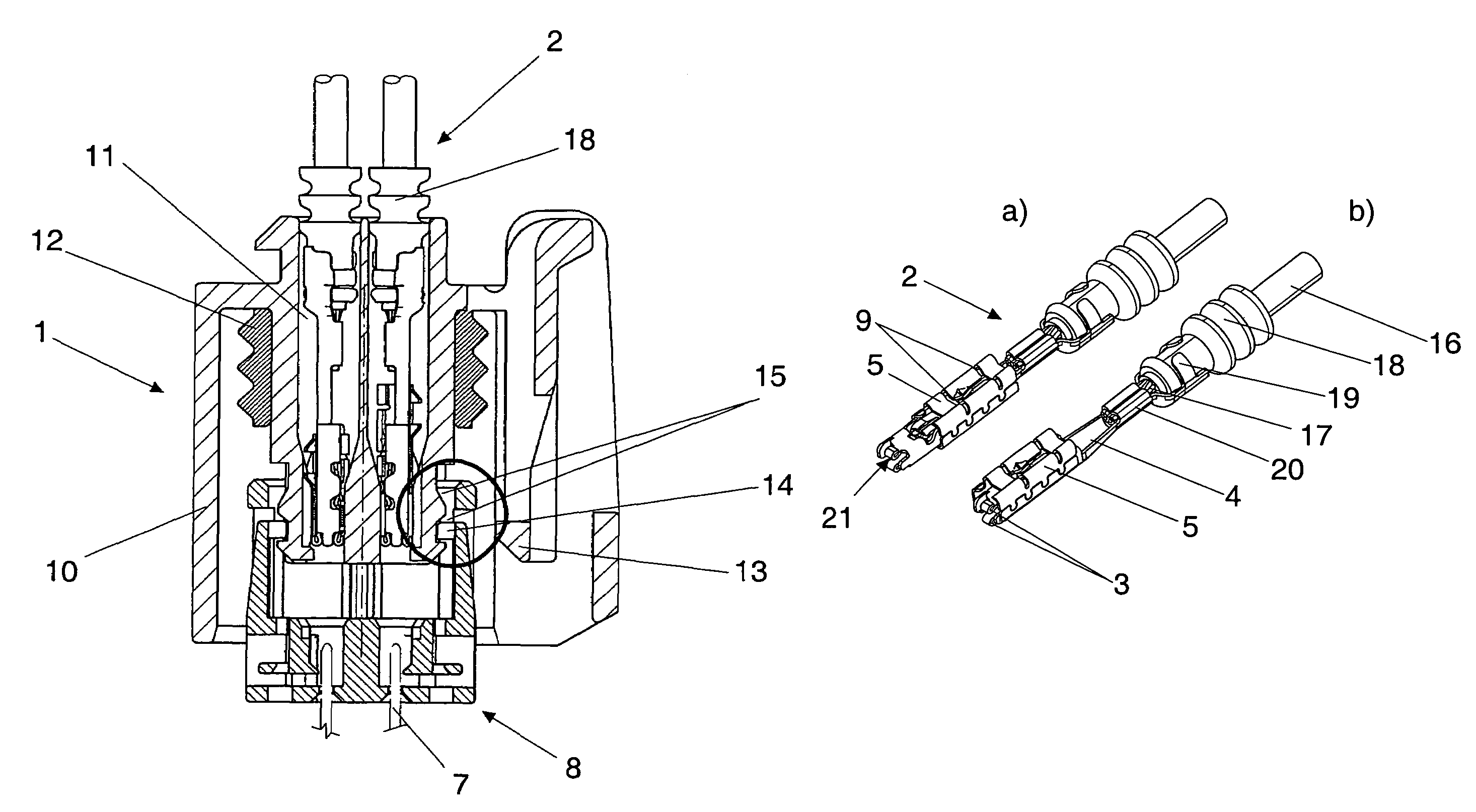 Electrical zero insertion force connector