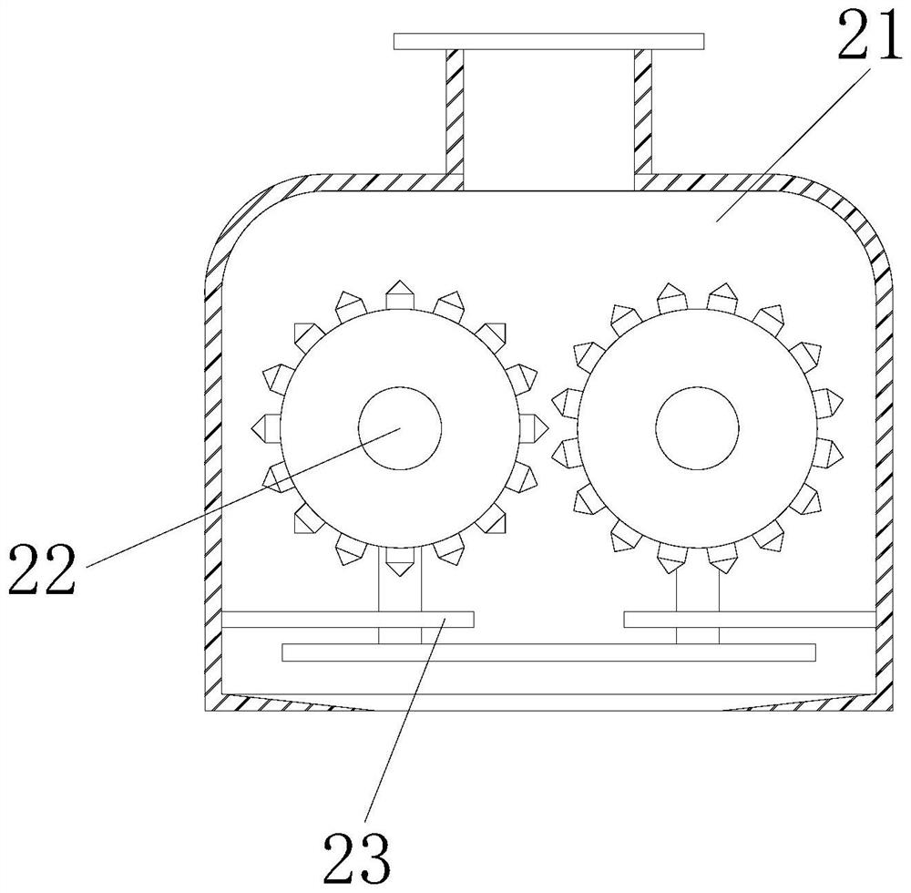 An agricultural cotton dehulling machine