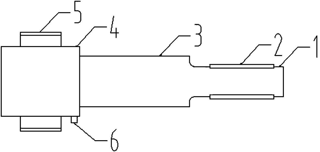 Encoder shaft of elevator tractor