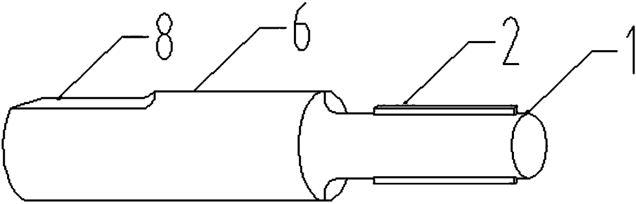 Encoder shaft of elevator tractor