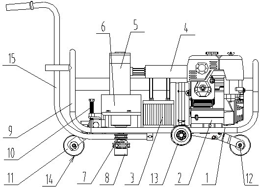 Internal combustion electric bolt spanner