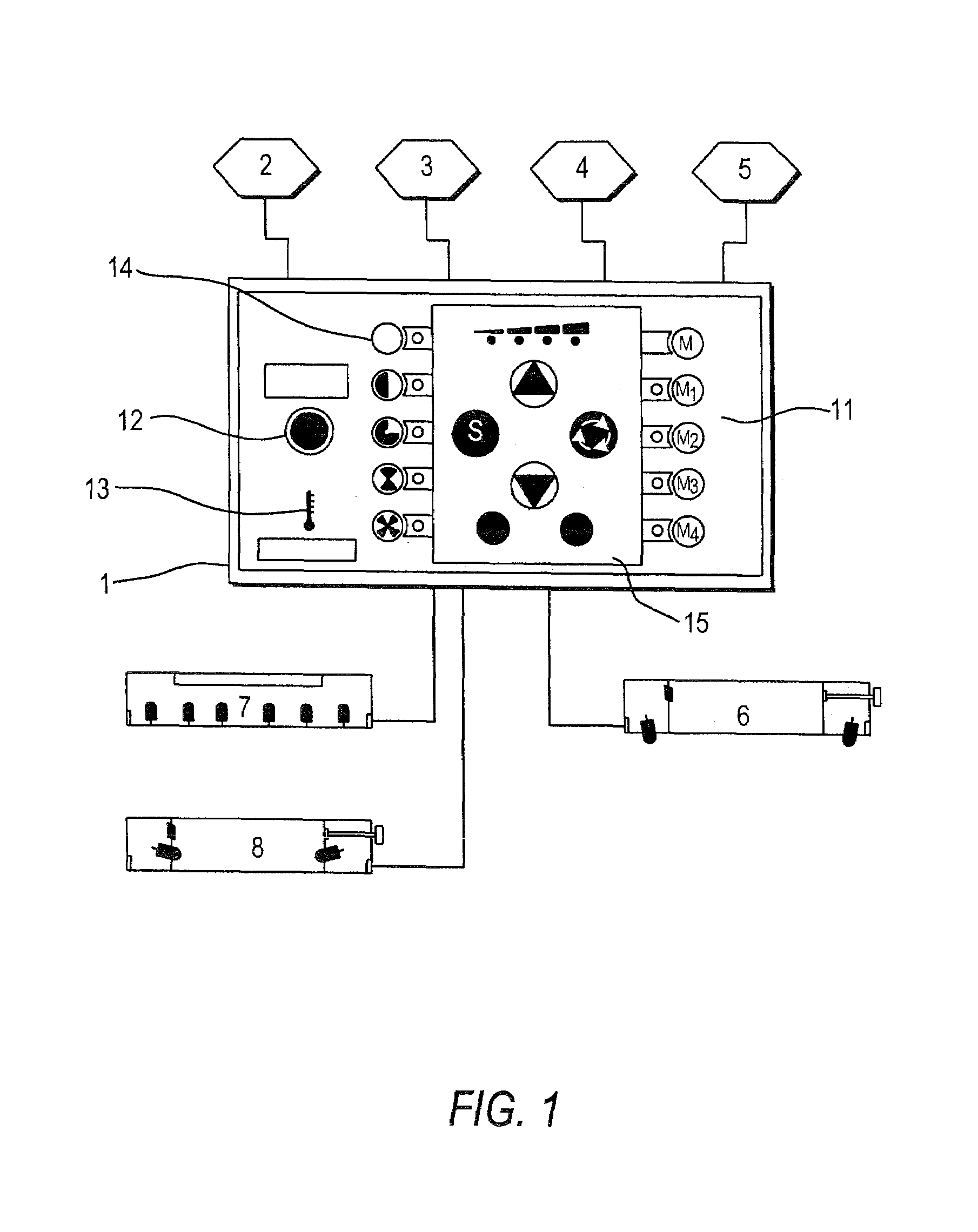 Control unit for mixed light illumination, especially for microscopy