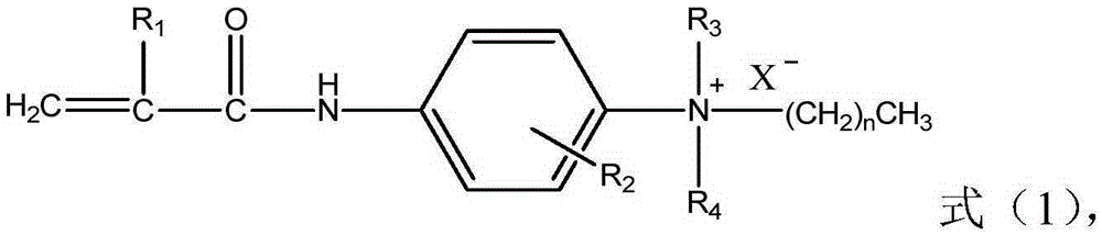 Cationic monomer for zwitterionic copolymer, preparation method thereof, zwitterionic copolymer, preparation method and application thereof