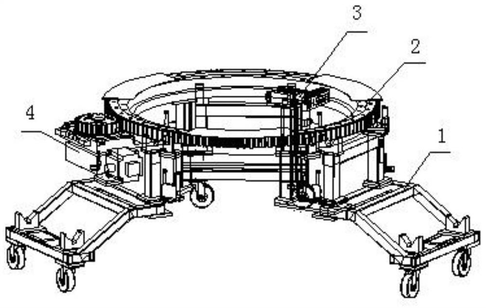 A multi-station automatic fast switching and welding equipment