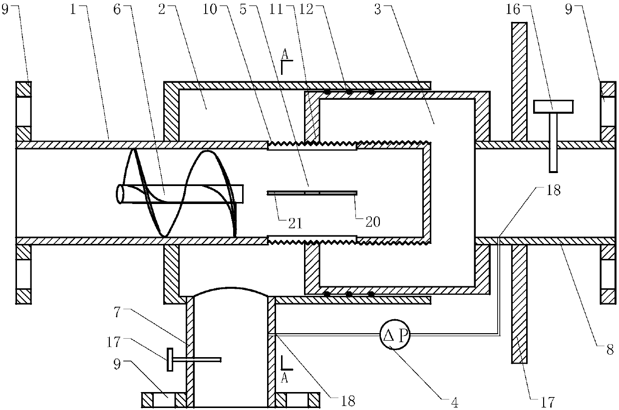 A gas-liquid two-phase flow uniform distributor with adjustable distribution ratio