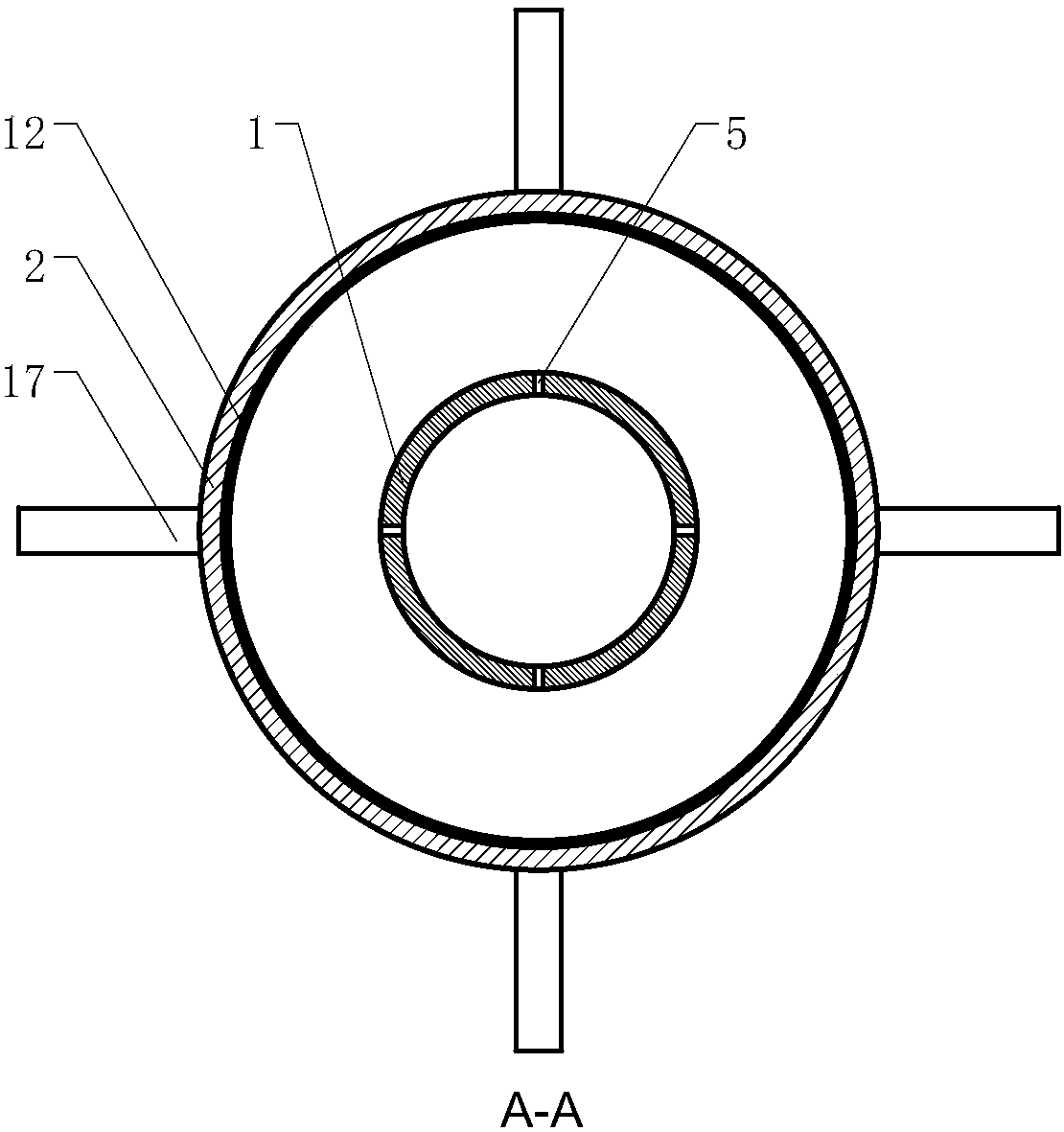 A gas-liquid two-phase flow uniform distributor with adjustable distribution ratio