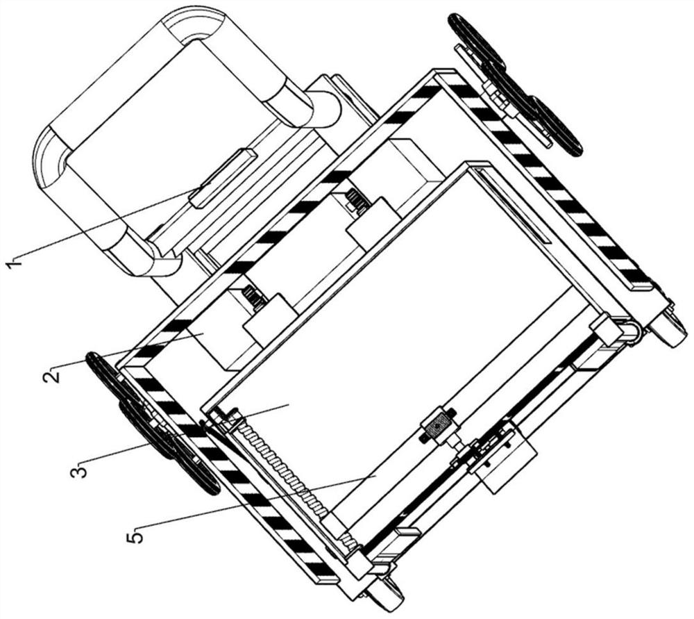 A multifunctional stair small advertisement cleaning device