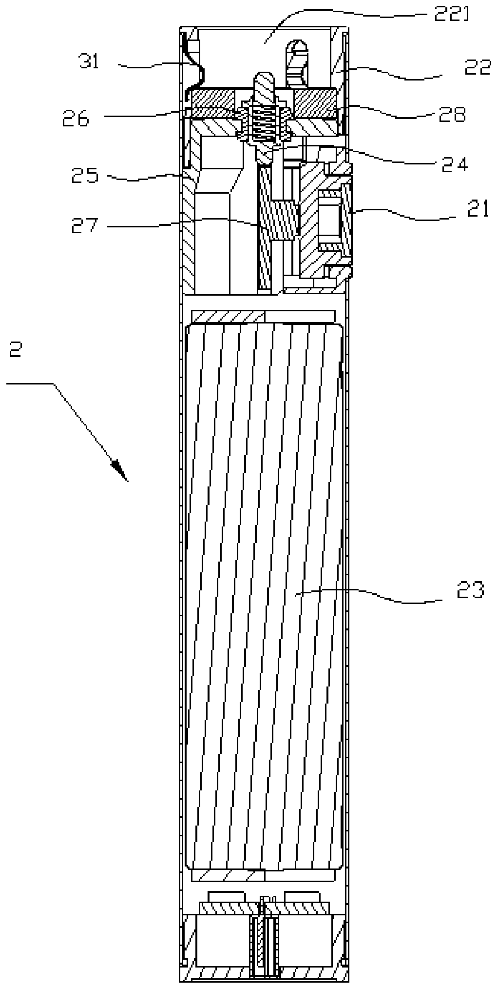 Electronic cigarette and method for preventing atomizer from shaking or falling off relative to battery rod