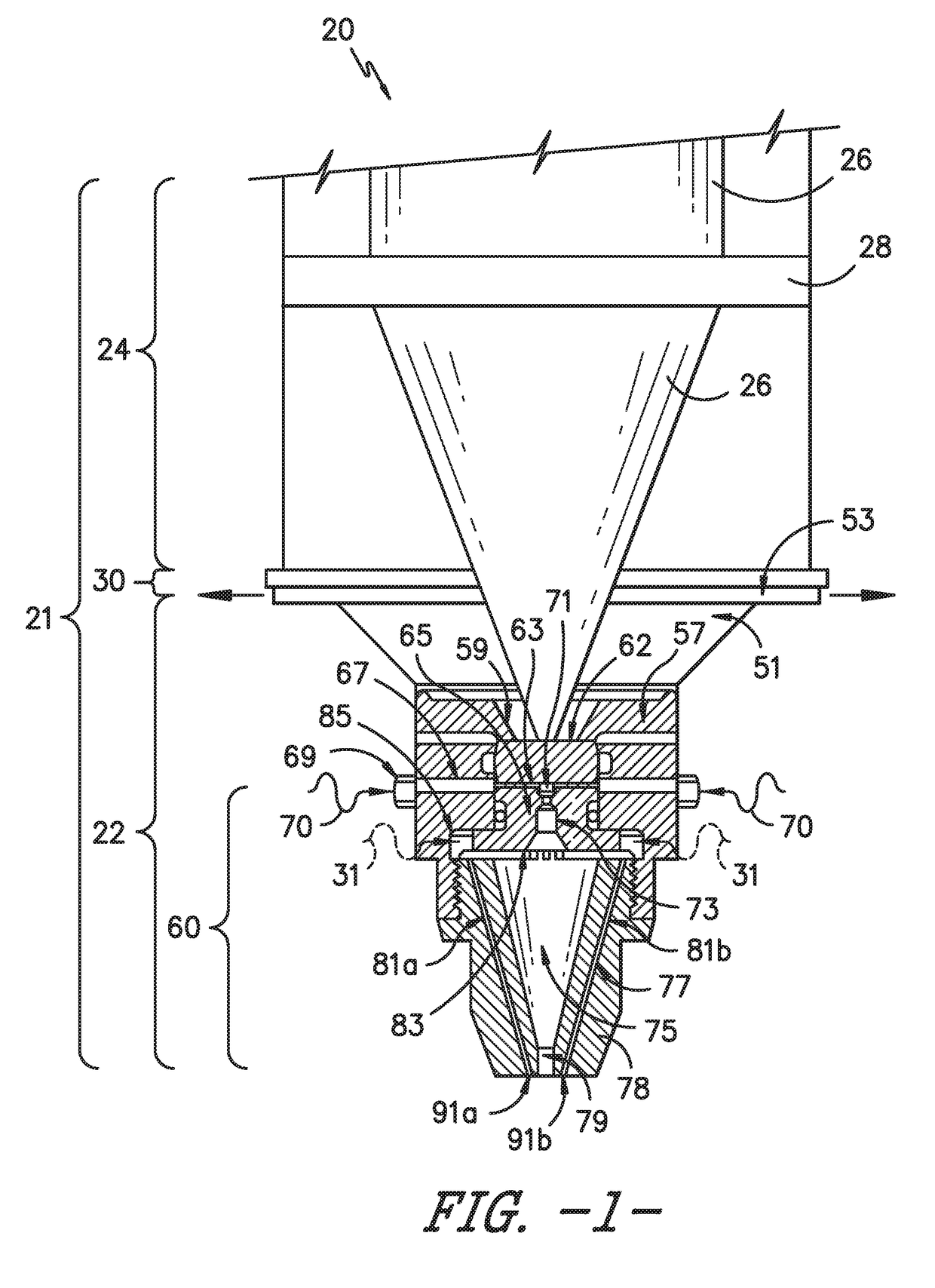 Decoupled Liquid-Jet Guided Laser Nozzle Cap