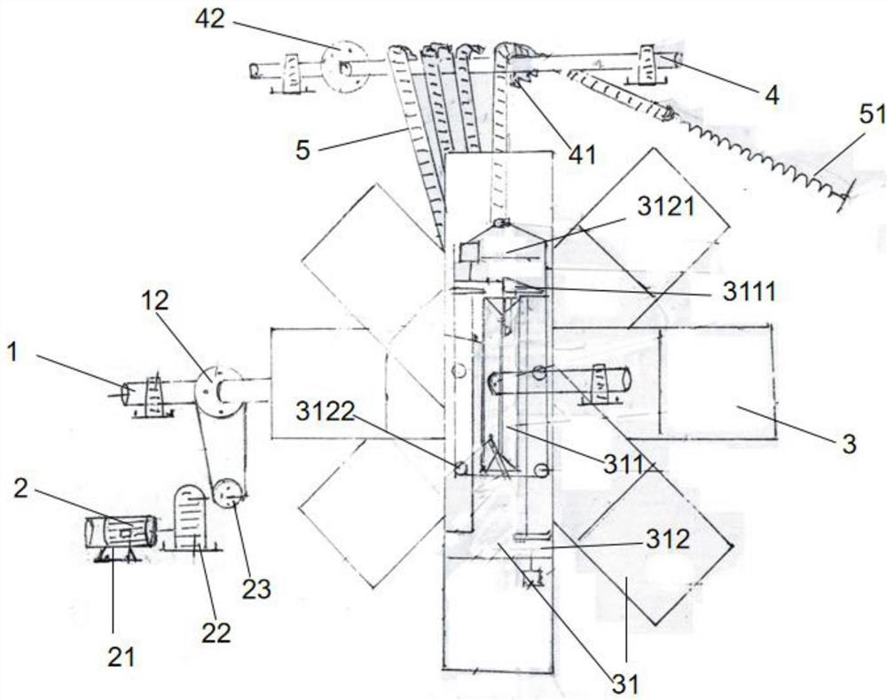 Gravity sliding power machine