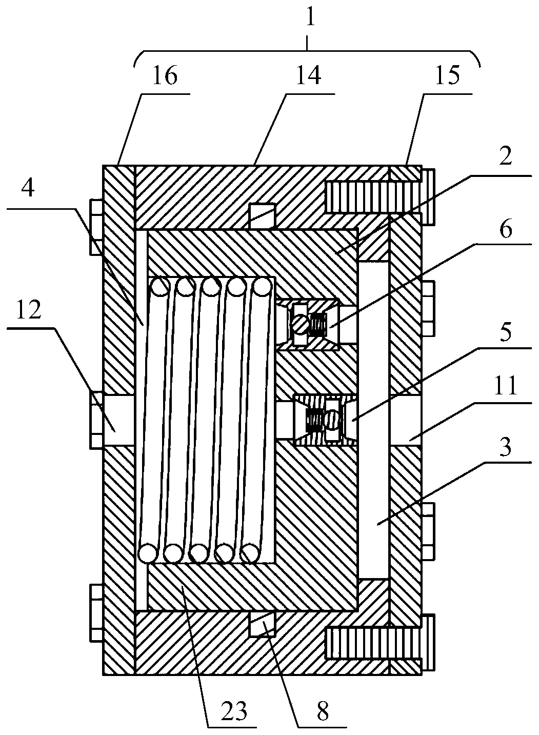 Hydraulic clearance self-adjusting mechanism and forklift brake system