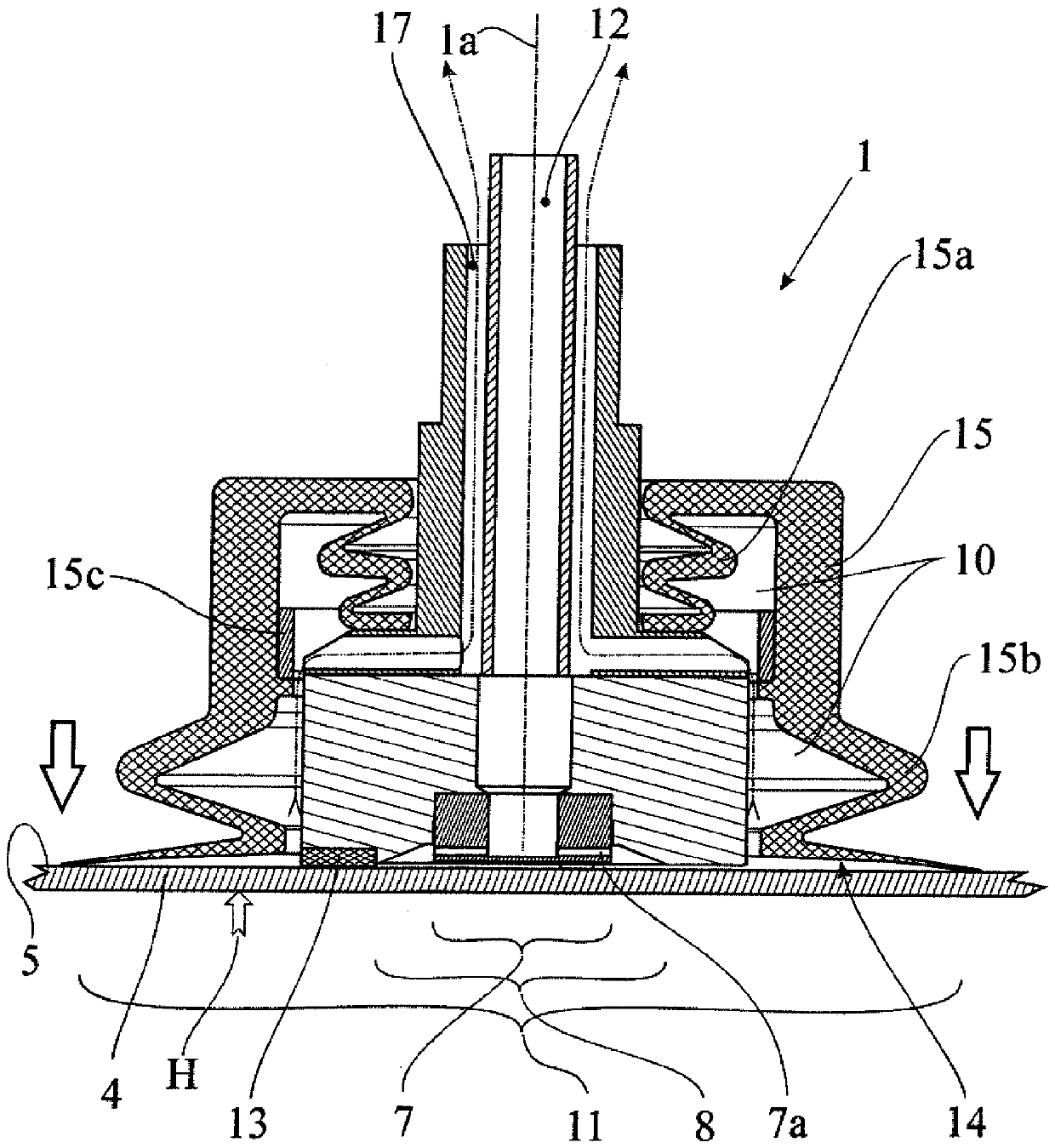 Gripping device having bernoulli gripping unit and vacuum gripping unit