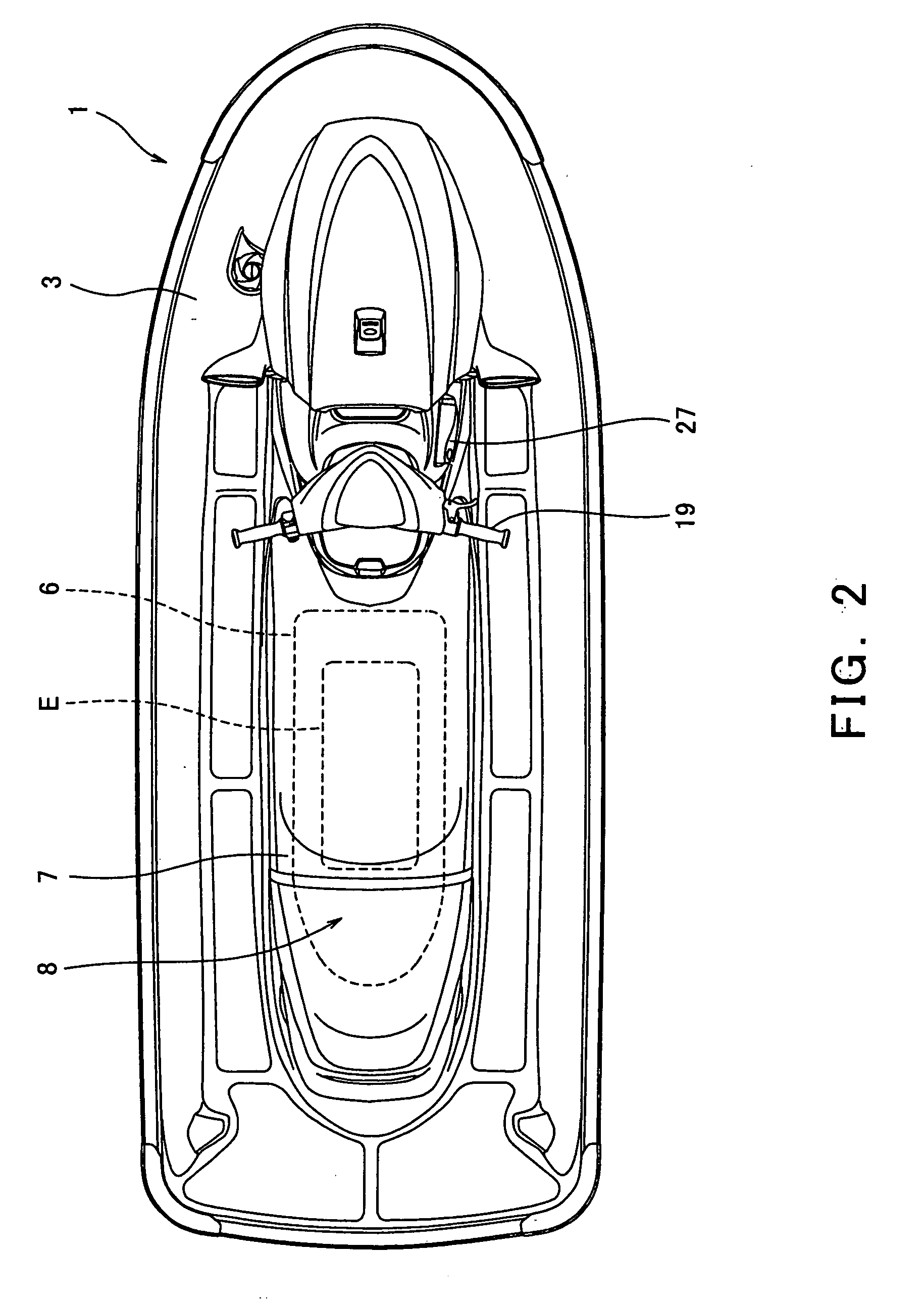 Reverse system for water-jet propulsion personal watercraft