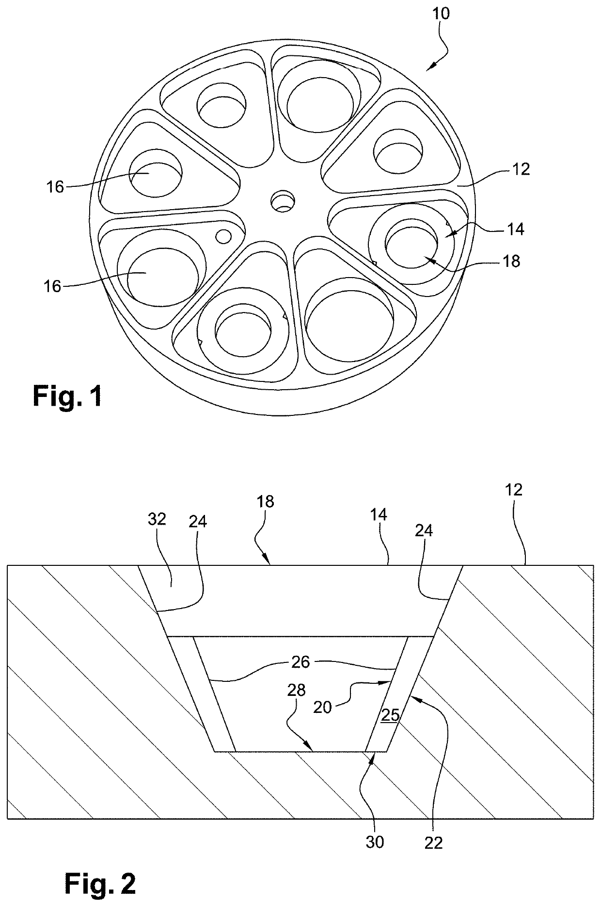 Assembly and container for physical vapor deposition with heat dissipation